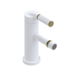 Rubinet Single Control Bidet Fitting (less drain) Matt White