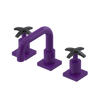 Rubinet Widespread Lav. Set. with Genesis spout (less drain) Purple Haze