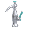Rubinet Single Control Bidet Fitting (less drain) Satin Chrome