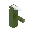 Rubinet Single Control Bidet Fitting (less drain) Green Envy