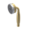 Rubinet 3 Function Hand Held Shower Only Satin Brass