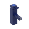 Rubinet Single Control Bidet Fitting (less drain) Midnight Blue