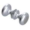 Rubinet Shower Door Knob (set) Satin Chrome