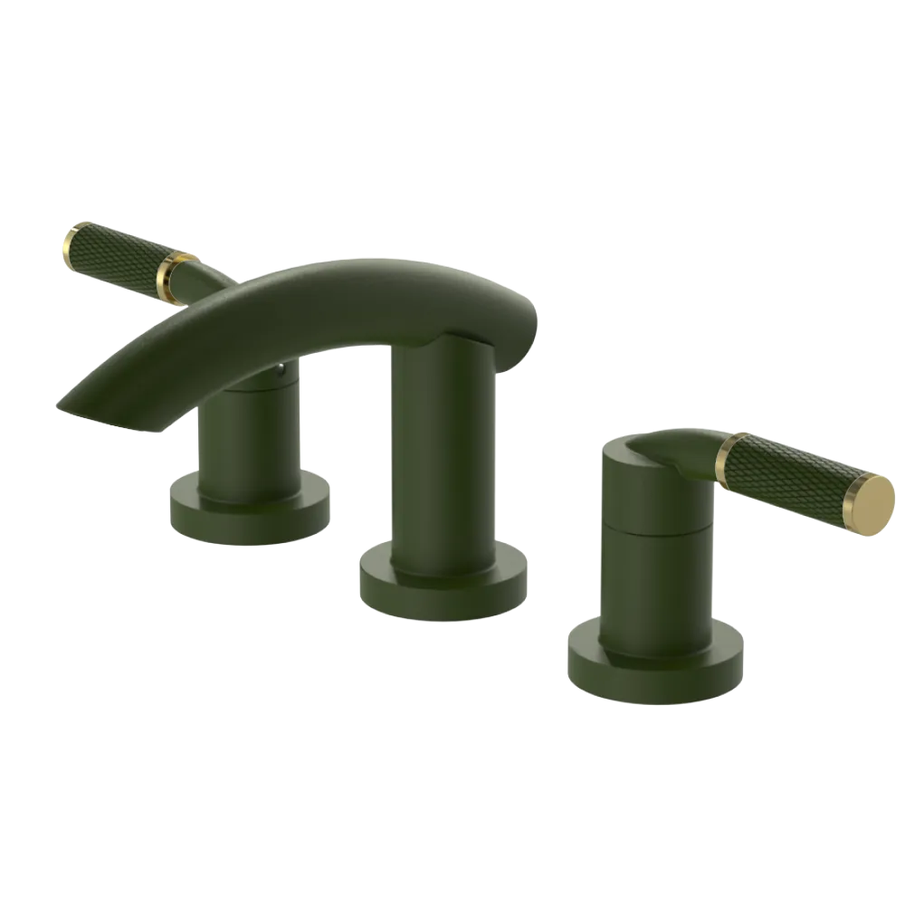 Rubinet Widespread Lav. Set. (less drain) Green Envy
