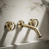 Components® Wall-mount bathroom sink faucet Industrial handle trim