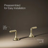 Occasion® Lever bathroom sink faucet handles