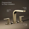Parallel® Widespread bathroom sink faucet, 1.0 gpm