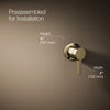 Kohler Components® Wall-mount bathroom sink faucet handle only