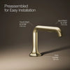 Occasion® Bathroom sink faucet spout with Straight design, 1.2 gpm