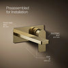 Parallel® Wall-mount single-handle bathroom sink faucet, 1.2 gpm