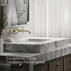 Occasion® Wall-mount bathroom sink faucet Cross handle trim, 1.2 gpm