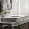 Purist® Wall-mount bathroom sink faucet trim with Cross handles, 1.2 gpm
