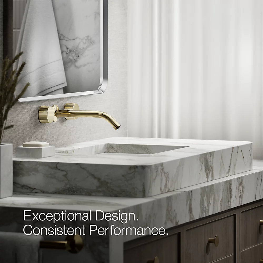 Components® Wall-mount bathroom sink faucet Oyl handle trim