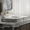 Occasion® Wall-mount bathroom sink faucet Knob handle trim, 1.2 gpm