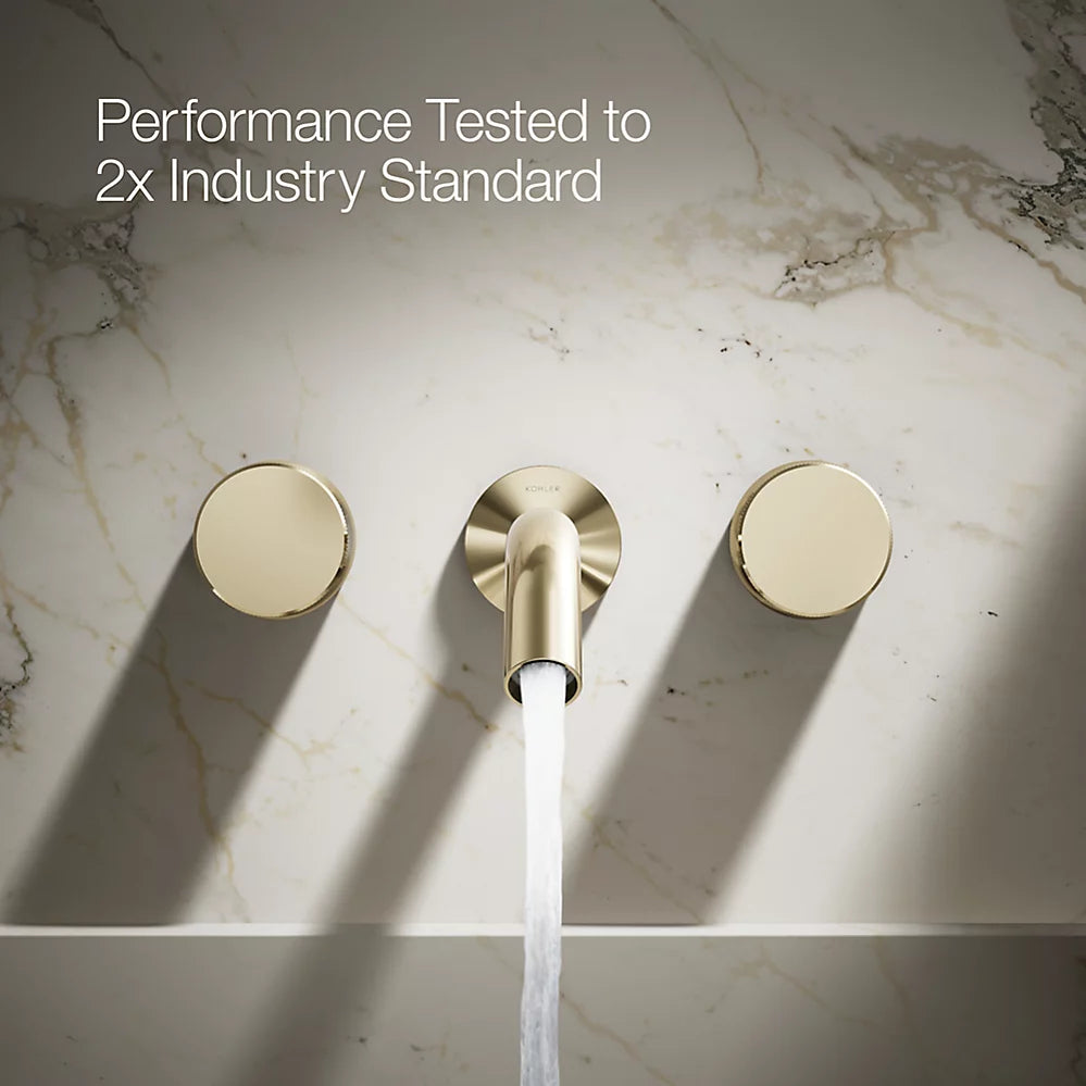 Components® Wall-mount bathroom sink faucet Oyl handle trim