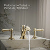 Artifacts® Lever bathroom sink faucet handles