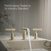 Purist® Widespread bathroom sink faucet with Lever handles, 1.2 gpm