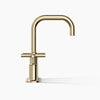 Purist® Widespread bathroom sink faucet with Cross handles, 1.2 gpm