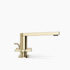 Composed® Widespread bathroom sink faucet with Cross handles, 1.2 gpm