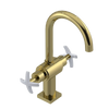 Rubinet Single Hole Dual Handle Lav. Set. (less drain) Bright Brass