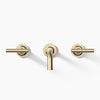 Purist® Wall-mount bathroom sink faucet trim with Lever handles, 1.2 gpm