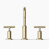 Purist® Widespread bathroom sink faucet with Cross handles, 1.2 gpm