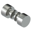 Rubinet Shower Door Knob (set) Satin Nickel