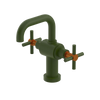 Rubinet Single Hole Dual Handle Lav. Set. (less drain) Green Envy