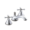 Rubinet Widespread Lav. Set. (less drain) Satin Chrome
