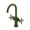 Rubinet Single Hole Dual Handle Lav. Set with LaSalle Spout (less drain) Green Envy