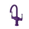Rubinet Single Hole Dual Handle Lav. Set. (less drain) Purple Haze