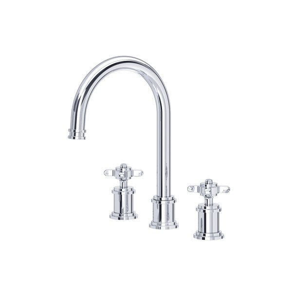 Perrin & Rowe Armstrong Widespread Bathroom Faucet With C-Spout