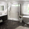 Kalia Balancia 60” x 79” sliding shower door with 36” return panel – DR1853/DR1854-115-003/DR1856