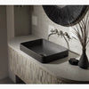 WasteLAB® Vox® 23" rectangular vessel bathroom sink, no overflow