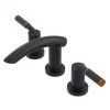 Rubinet Widespread Lav. Set. (less drain) Matt Black