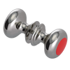 Rubinet Shower Door Knob (set) Polished Nickel