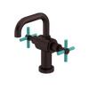 Rubinet Single Hole Dual Handle Lav. Set. (less drain) Oil Rubbed Bronze