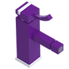 Rubinet Single Control Bidet Fitting (less drain) Purple Haze