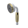 Rubinet 3 Function Hand Held Shower Only Matt White