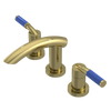 Rubinet Widespread Lav. Set. (less drain) Natural Brass