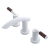 Rubinet Widespread Lav. Set. (less drain) Matt White