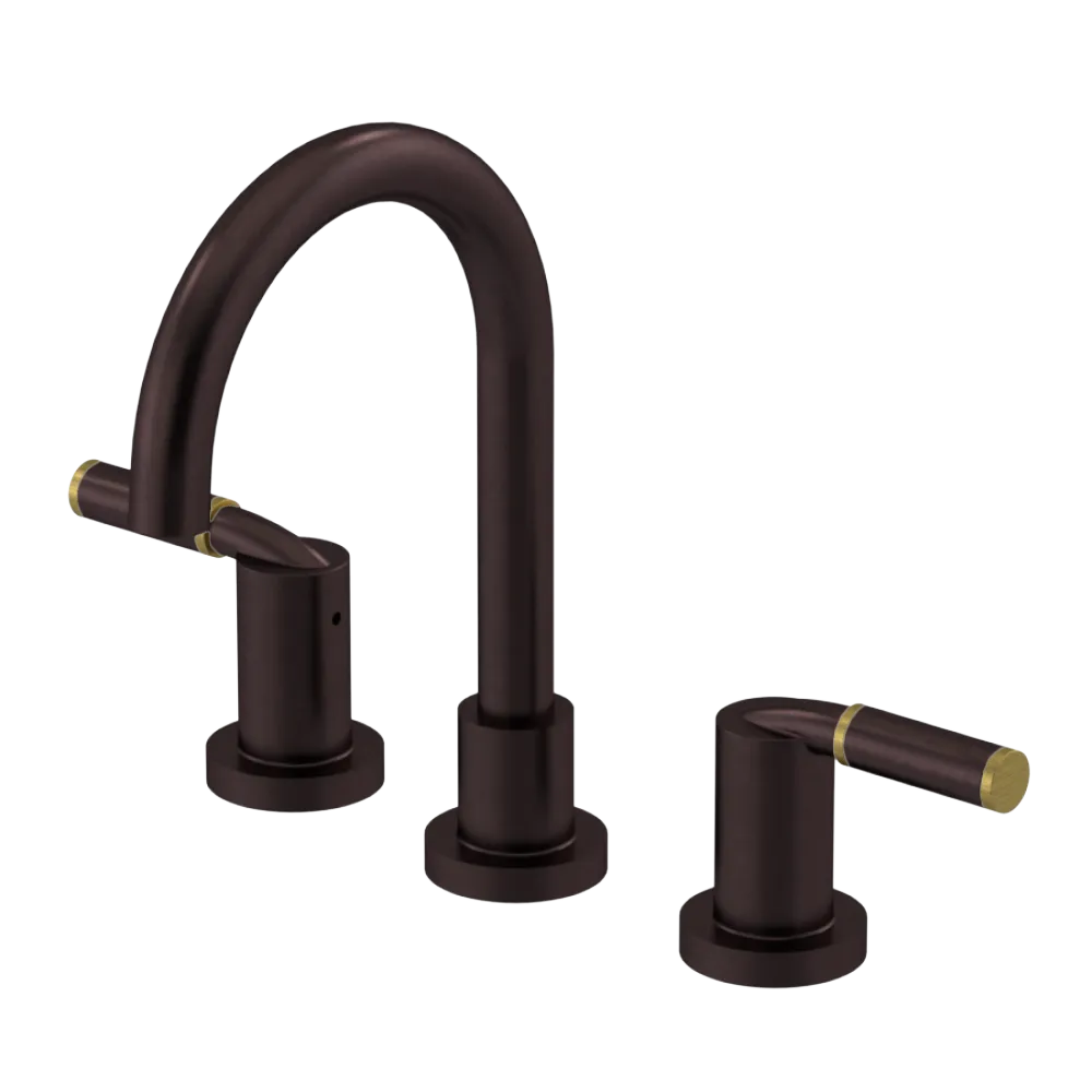 Rubinet Widespread Lav set (less drain) Oil Rubbed Bronze