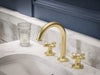Baril 8" c/c lavatory faucet, drain included