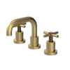 Rubinet Widespread Lav. Set. (less drain) Satin Brass