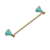 Rubinet Towel Bar 18" Satin Brass