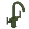 Rubinet Single Hole Dual Handle Lav. Set. (less drain) Green Envy