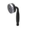 Rubinet 3 Function Hand Held Shower Only Matt Black