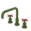 Rubinet Widespread Kitchen Set Green Envy