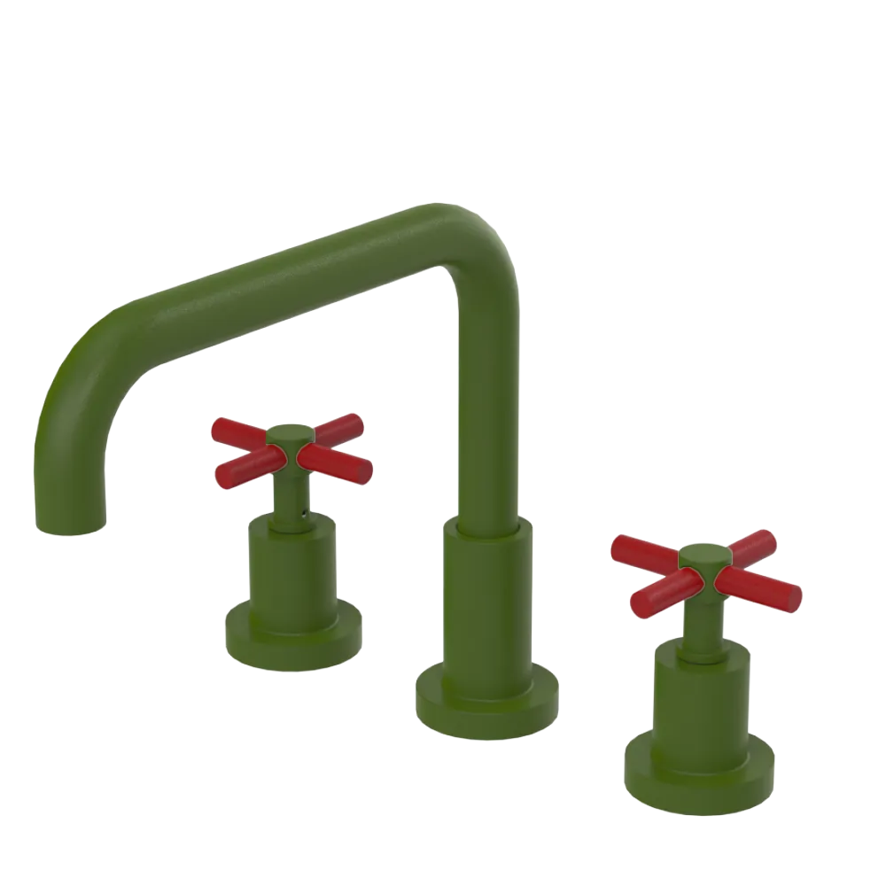 Rubinet Widespread Kitchen Set Green Envy