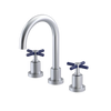 Rubinet Widespread Lav. Set. (less drain) Satin Chrome